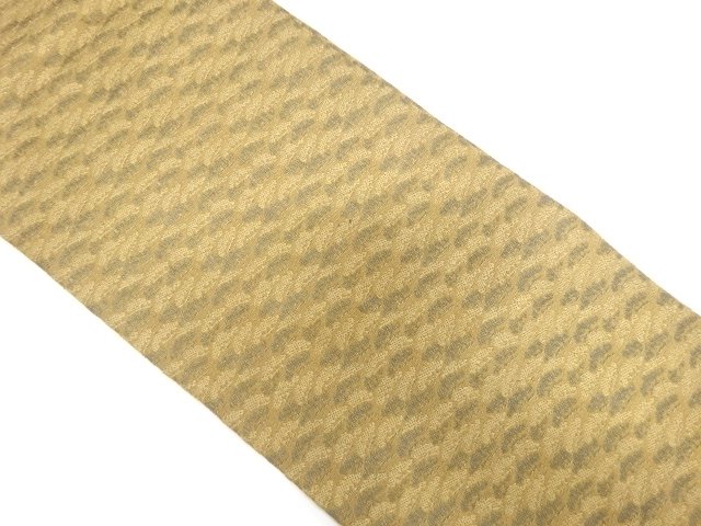 JAPANESE KIMONO / ANTIQUE KASAMATSU PATTERN WOVEN MARU OBI (MAY BE WOR